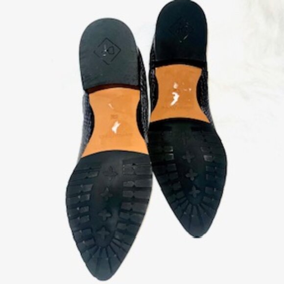 Donald Pliner Dyla Leather Chelsea Boots Size 6 Snake NEW - Picture 4 of 6